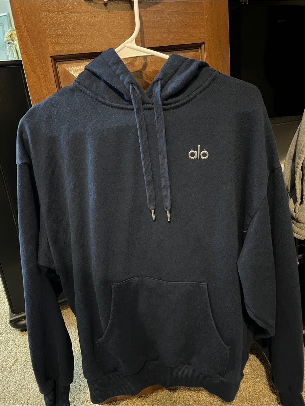 Women’s Navy Alo Hoodie Small